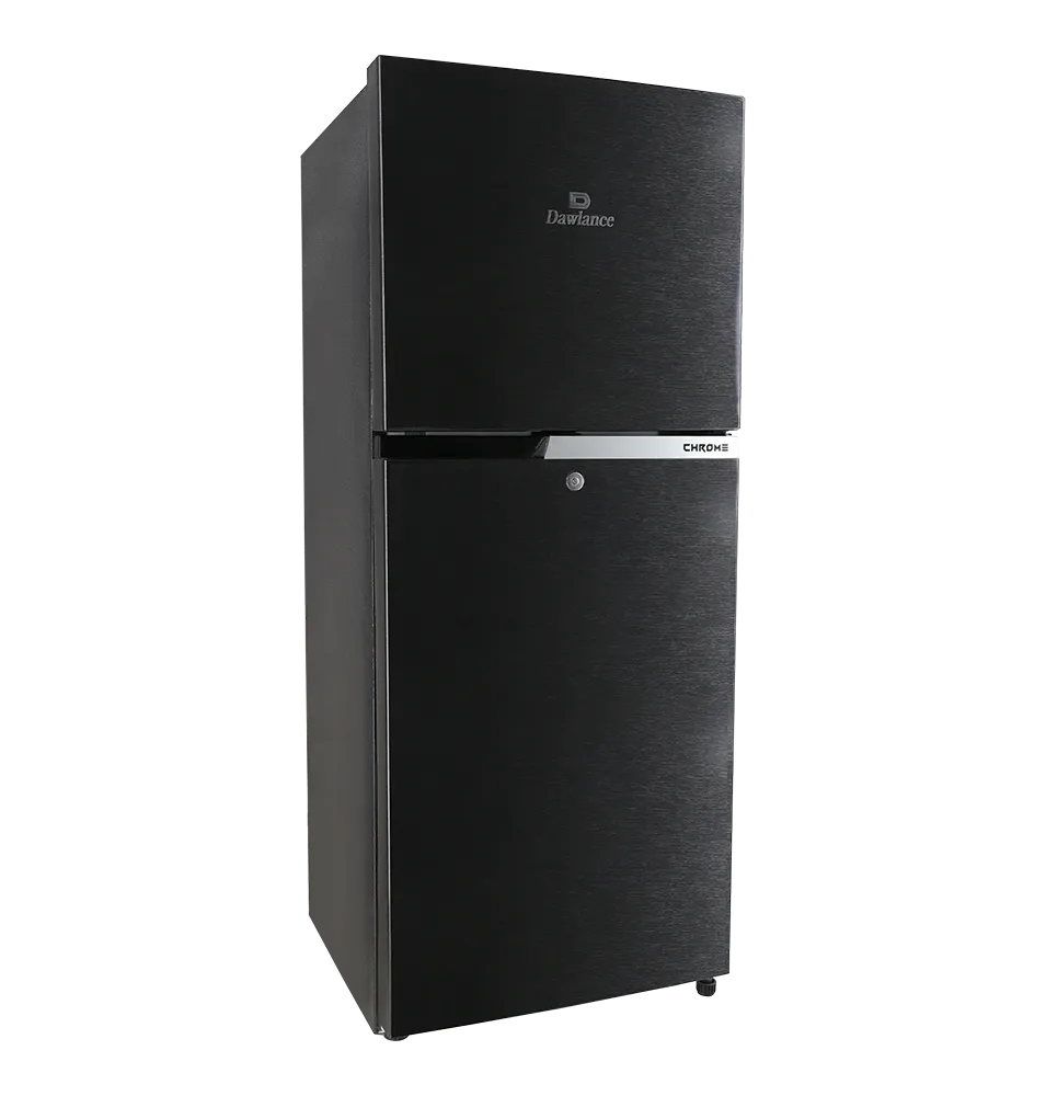 Dawlance REF 9173 CHROME HAIRLINE BLACK Double Door Refrigerator - Image 2