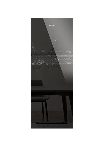 Homage Refrigerator HRI-47332 11 Cuft Inverter Crystal Mirror